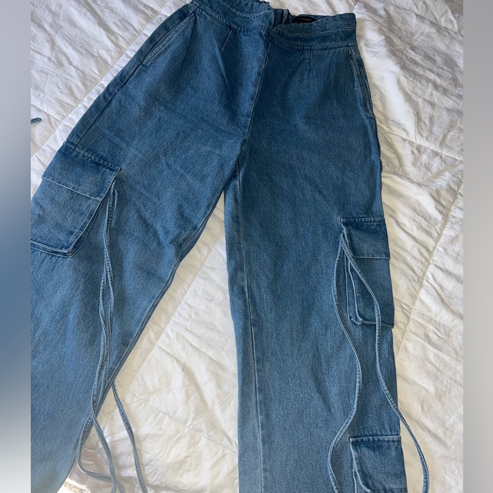 JLUXLABEL Jacinda denim utility pants - Picture 8 of 15